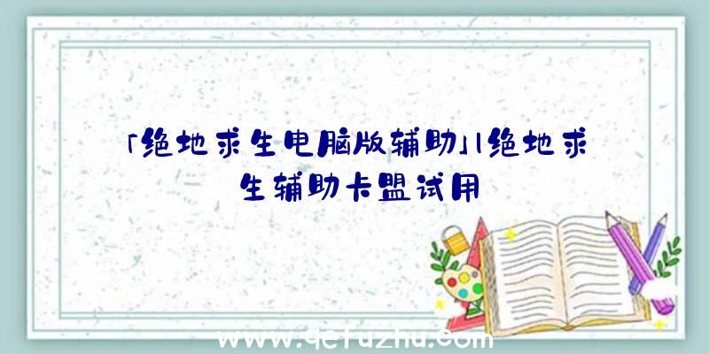 「绝地求生电脑版辅助」|绝地求生辅助卡盟试用